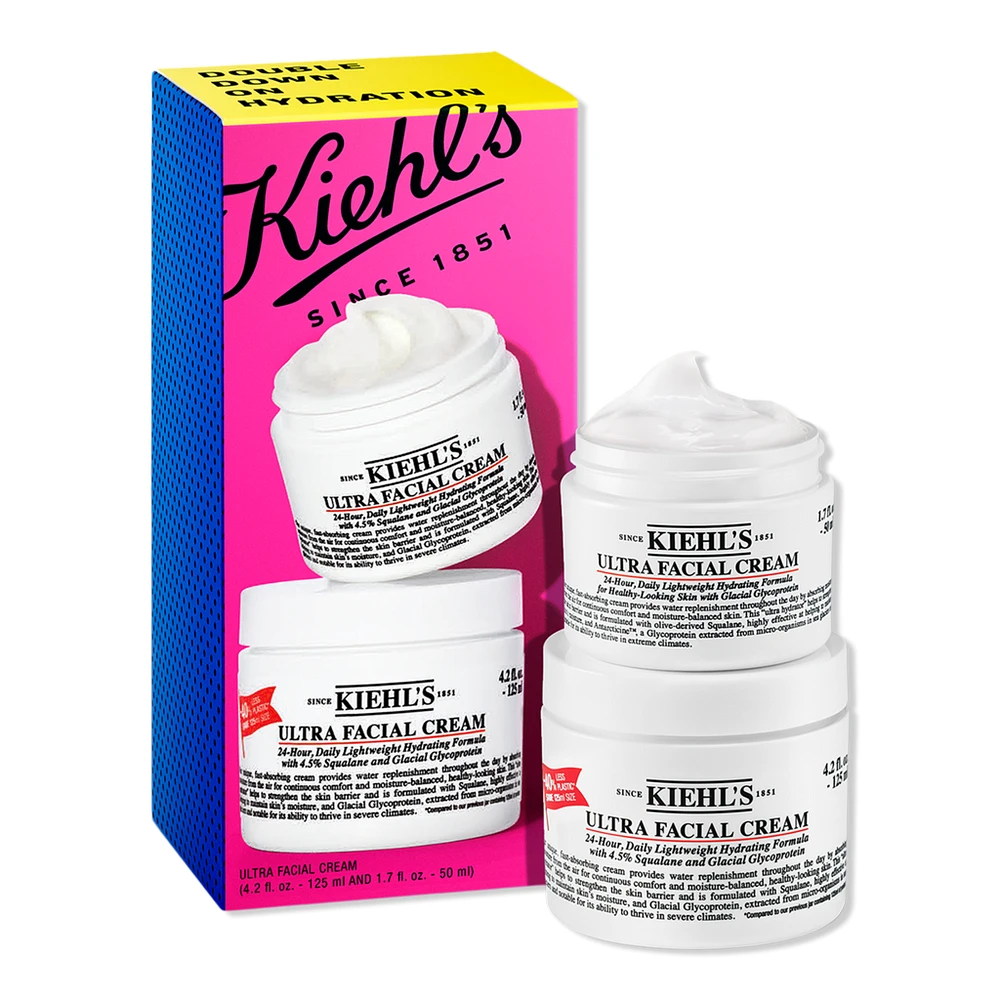 Kiehl's Since 1851 Double Down On Hydration Ultra Facial Cream Duo