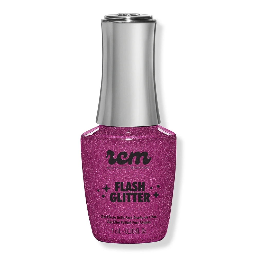 Flash Glitter Special Effect Gel Polish - Very Berry Mesmerizing