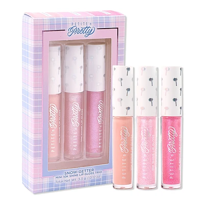 Petite n Pretty Snow-Getter Mini 10K Shine Lip Gloss Trio