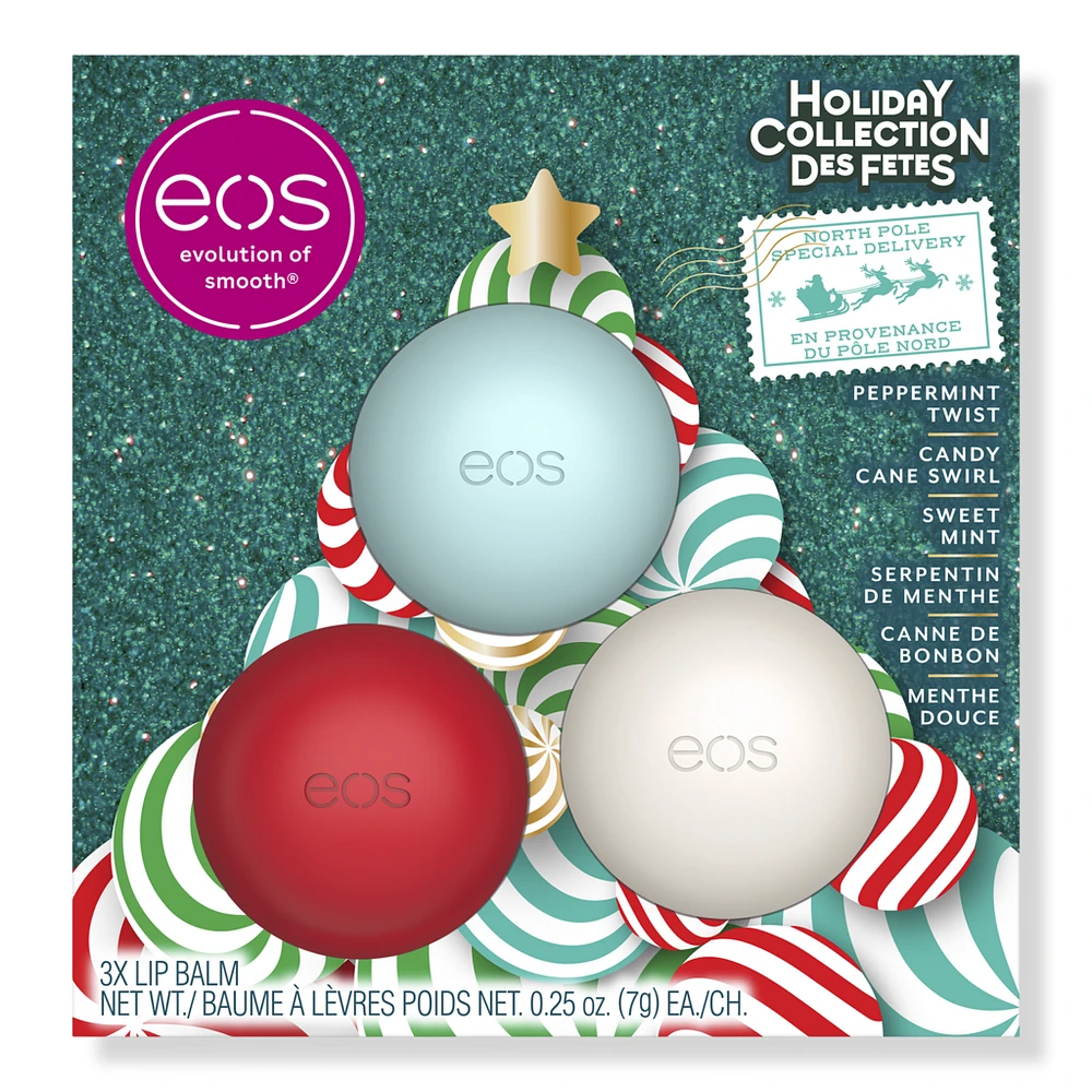 Eos Minty Holiday 3 Piece Lip Balm