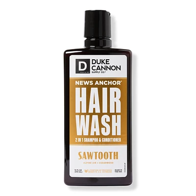 Duke Cannon Supply Co Sawtooth 2 in 1 Hair Wash