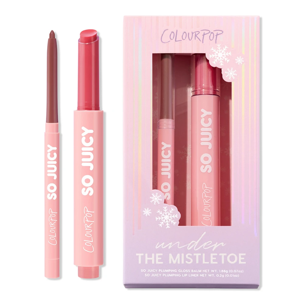 ColourPop Under the Mistletoe So Juicy Plumping Gloss Balm & Plumping Liner Kit