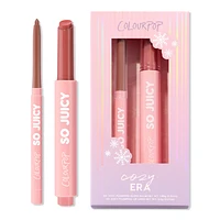 ColourPop Cozy Era So Juicy Plumping Gloss Balm & Plumping Liner Kit