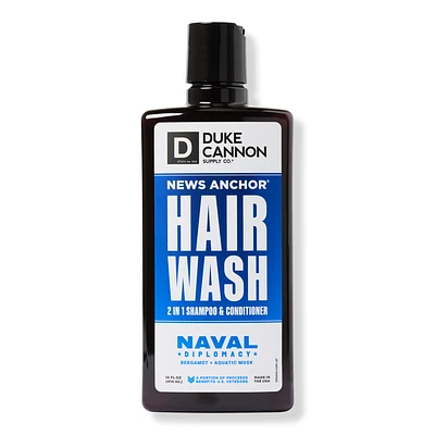 Duke Cannon Supply Co Naval Diplomacy 2 in 1 Hair Wash