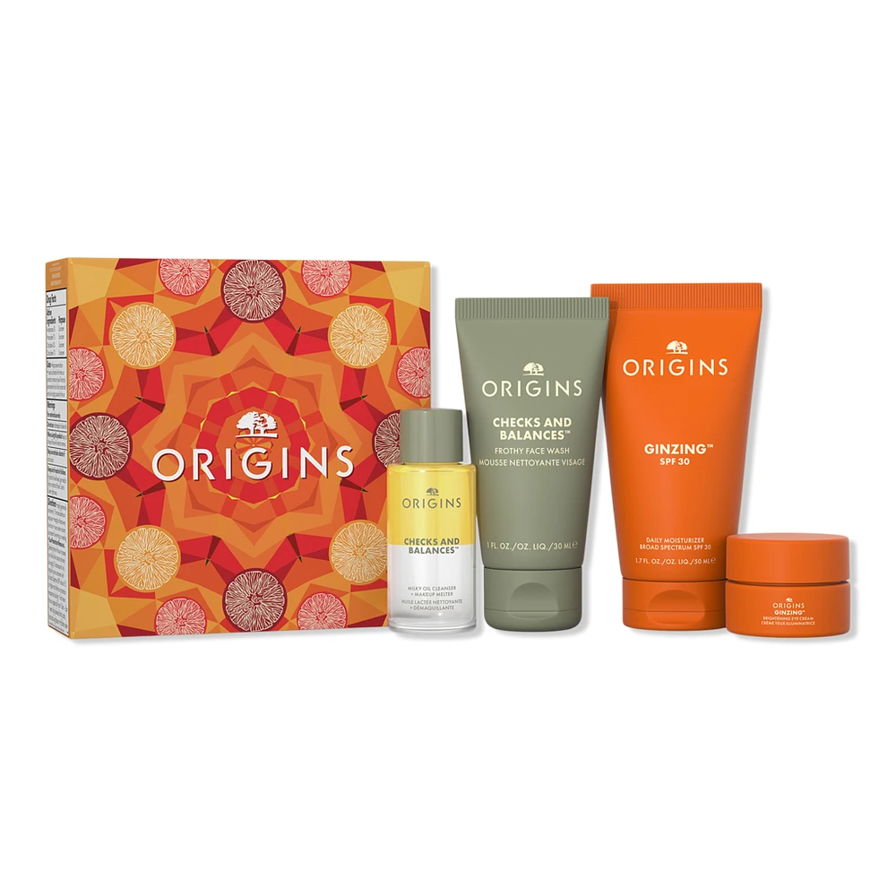 Origins CLEANSE & GLOW ESSENTIALS The Most-Loved Skincare Essentials