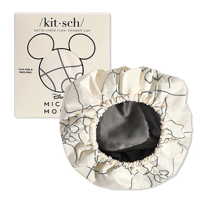 Mickey and Minnie x Kitsch Satin Lined Flexi Shower Cap