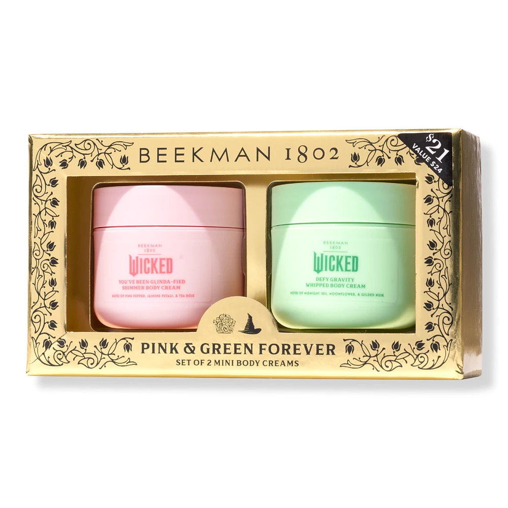 Beekman 1802 x Wicked Pink & Green Forever Whipped Body Cream Gift Set