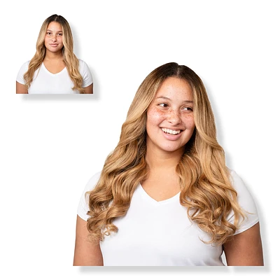 20" Clip-in Human Hair Extension - Butterscotch