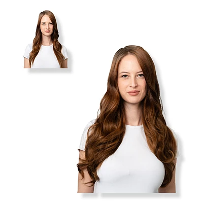 20" Clip-in Human Hair Extension - Gingerbread