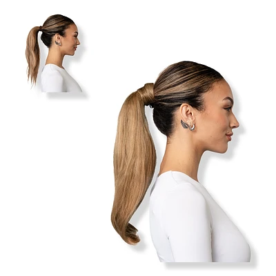 18" Human Hair Ponytail - Butterscotch