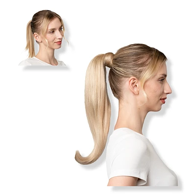 18" Human Hair Ponytail - Toasted Marshmallow