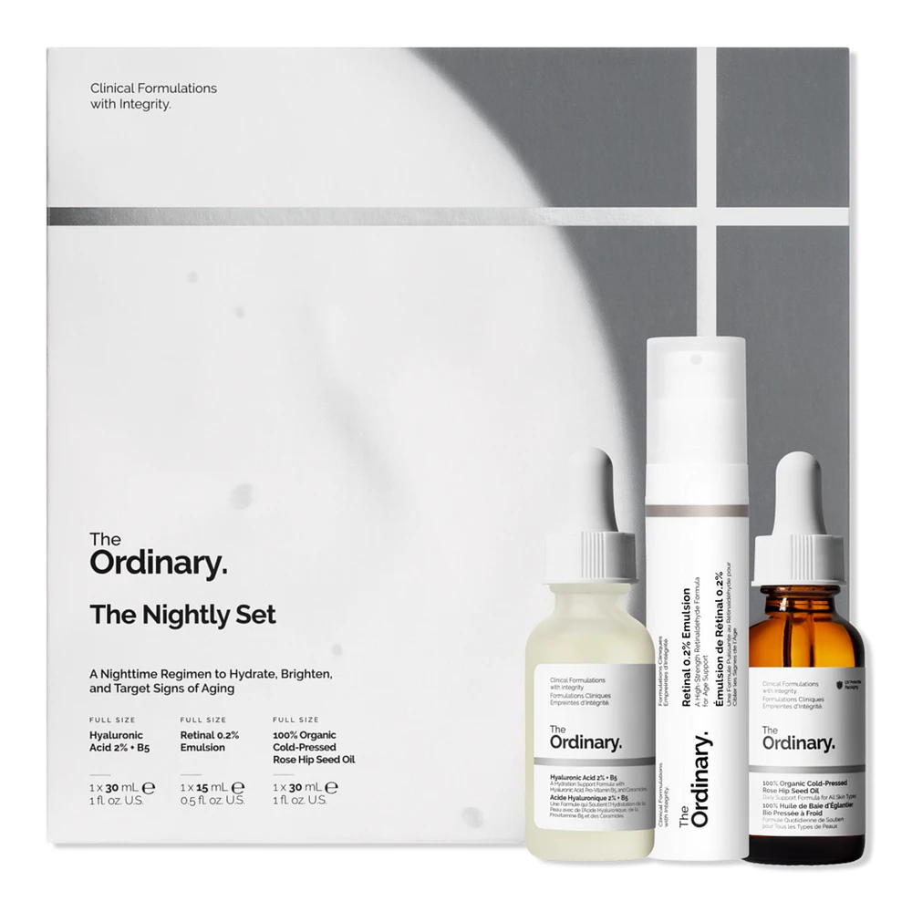 The Ordinary The Nightly Skin Care Holiday Gift Set