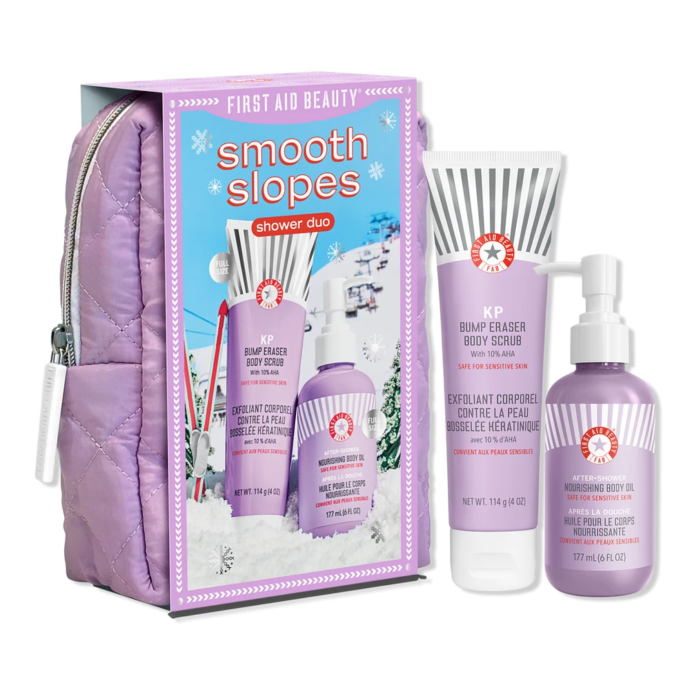 First Aid Beauty Smooth Slopes Shower Duo