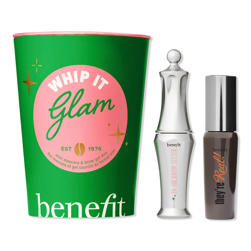 Benefit Cosmetics Whip It Glam Mini Mascara & Brow Gel Holiday Duo