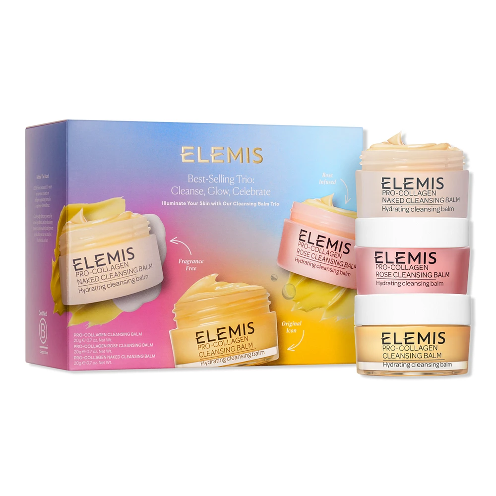 ELEMIS Pro-Collagen Best Selling Trio: Cleanse, Glow, Celebrate