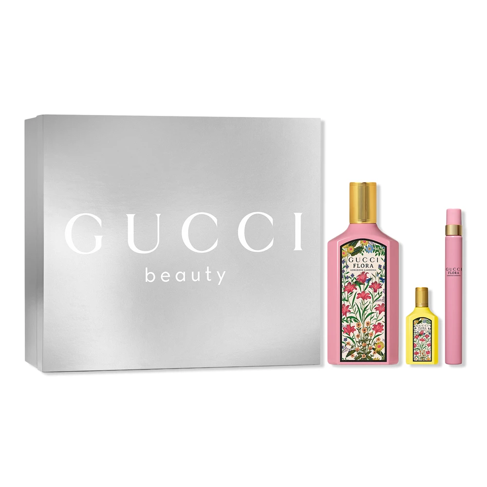 Gucci Flora Gorgeous Eau de Parfum 3-Piece Holiday Gift Set