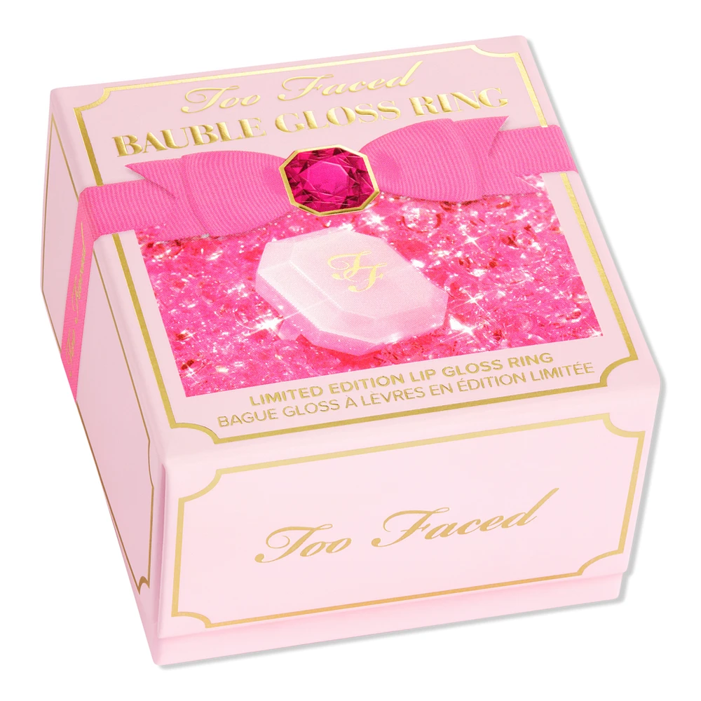 Too Faced Limited Edition Bauble Lip Gloss Ring