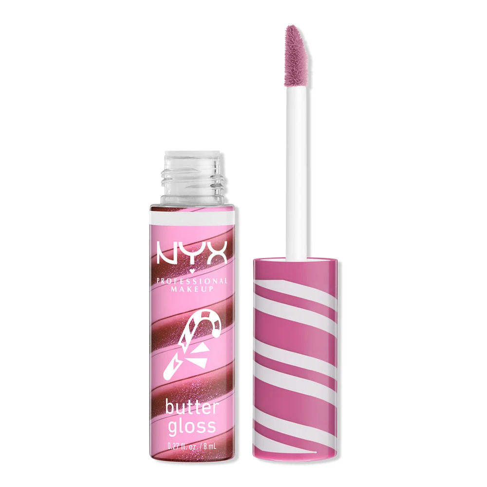 NYX Professional Makeup Limited Edition Holiday Butter Gloss Swirl Non Sticky Lip