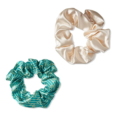 Scunci Wicked Emerald City Satin Scrunchies