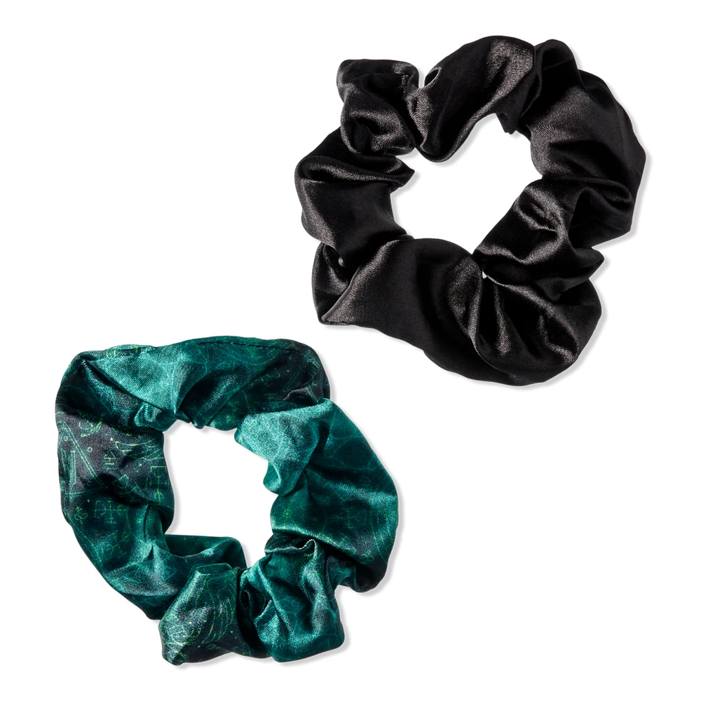 Scunci Wicked Elphaba Satin Scrunchies