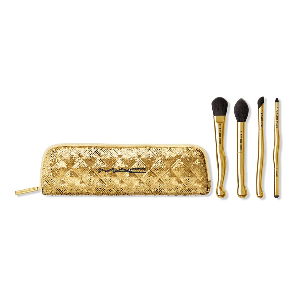 MAC Golden Touch Mini Makeup Brush Gift Set