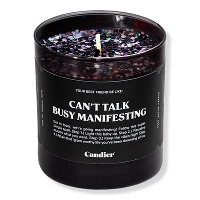 Candier Can't Talk Busy Manifesting Candle