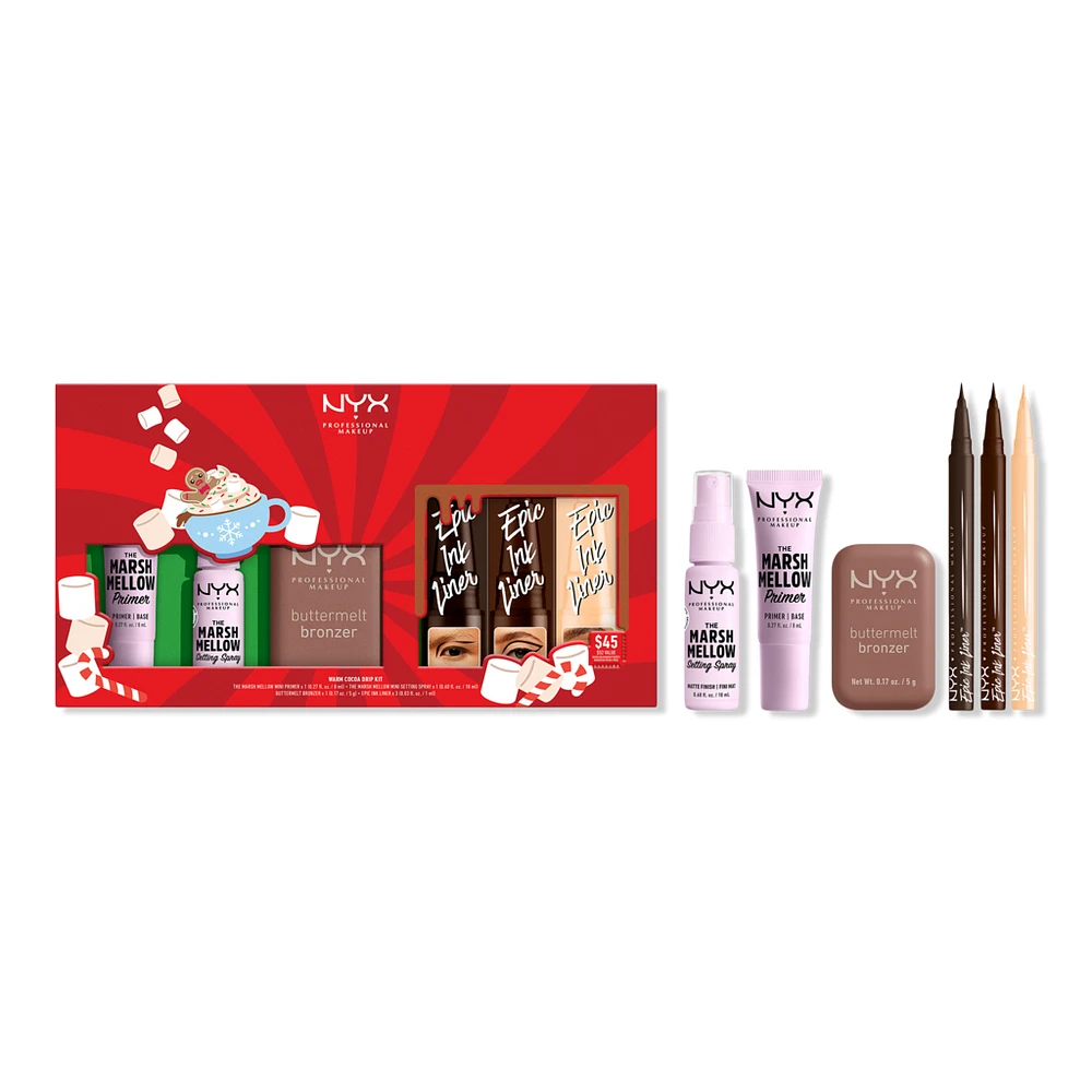 NYX Professional Makeup Limited Edition Warm Cocoa Drip Kit