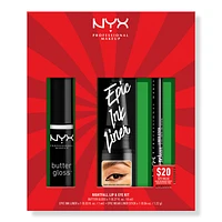 NYX Professional Makeup Nightfall Eyeliner and Lip Gloss Kit