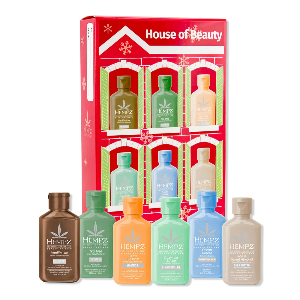 Hempz Limited Edition House of Beauty Mini Moisturizers Gift Set