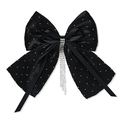 Scunci Holiday Bow With Stones Barrette