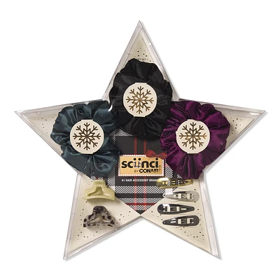 Scunci Holiday Star Mixed 9 Pc Set