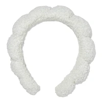 Scunci Holiday Ivory Sherpa Headband