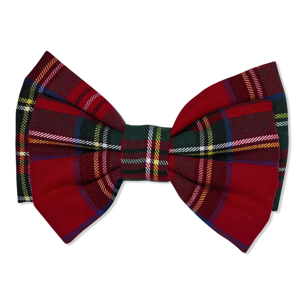 Scunci Holiday Tartan Bow