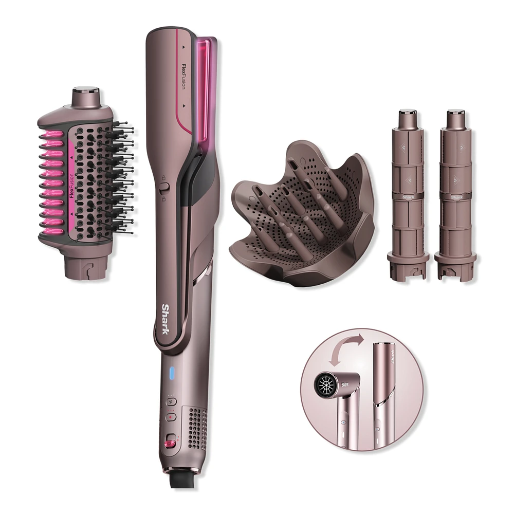 Shark Beauty FlexFusion ​Air & Ceramic System with Air Straightener & Diffuser