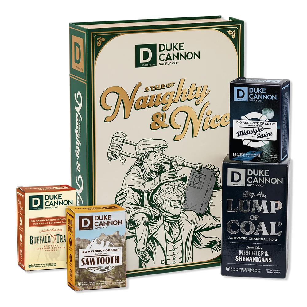 Duke Cannon Supply Co Naughty and Nice Bar Soap Gift Set