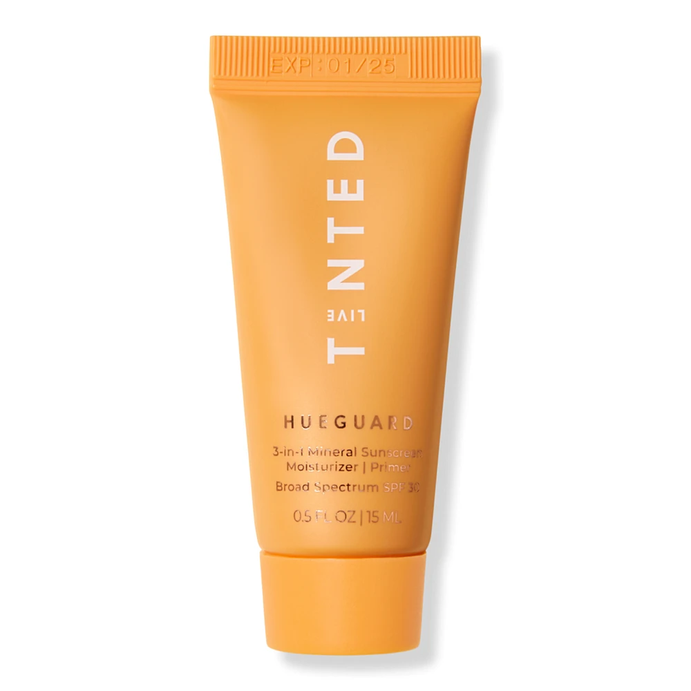 Live Tinted Hueguard Mini 3-in-1 Mineral Sunscreen, Moisturizer, Primer SPF 30