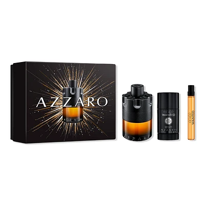 Azzaro The Most Wanted Parfum 3 Piece Holiday Gift Set