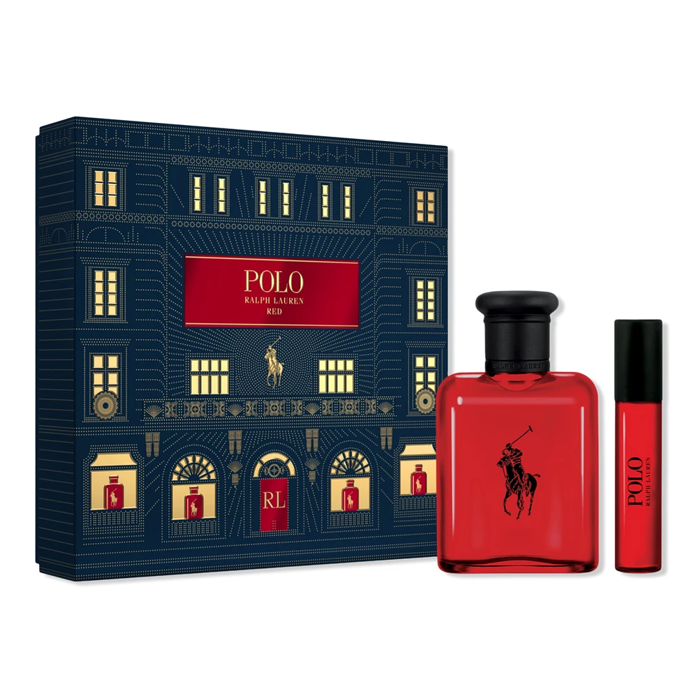 Ralph Lauren Polo Red Eau de Toilette Coffret 2 Piece Men's Fragrance Gift Set