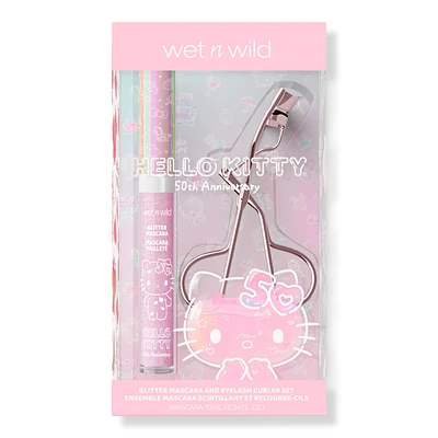 Wet n Wild Hello Kitty Glitter Mascara & Lash Curler Set