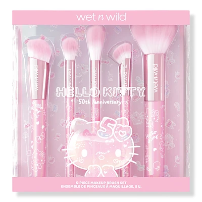 Wet n Wild Hello Kitty 5-Piece Makeup Brush Set