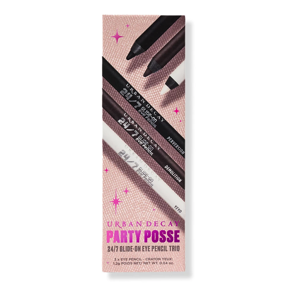 Urban Decay Party Posse 24/7 Eyeliner Trio - Holiday Makeup Set