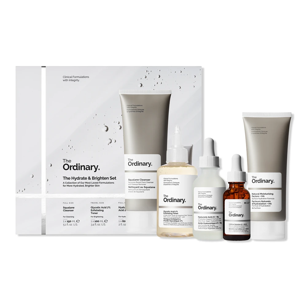 The Ordinary The Hydrate & Brighten Set