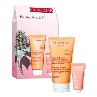 Clarins Cleanse & Glow Travel Duo Gift Set