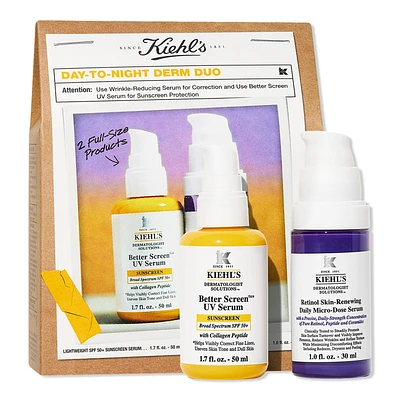 Kiehl's Since 1851 Day-To-Night Derm Duo Skincare Gift Set