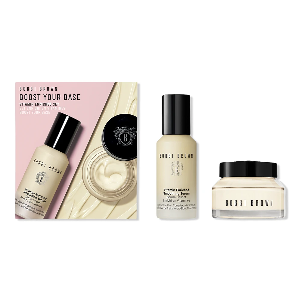 BOBBI BROWN Boost Your Base Vitamin Enriched Moisturizer and Serum Set