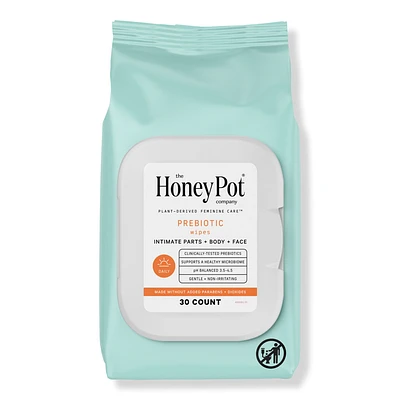 The Honey Pot Company Prebiotic Feminine Cleansing Wipes