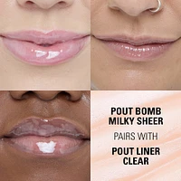 Pout Bomb Plumping Gloss - Milky Sheer Holo