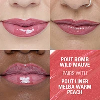 Pout Bomb Plumping Gloss - Wild Mauve Pink