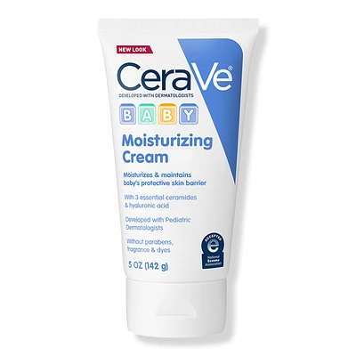 CeraVe Baby Moisturizing Cream, Gentle Moisturizer for Sensitive Skin & Eczema Prone