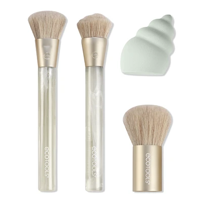 EcoTools Sea Gems Face Makeup Brush & Sponge Set